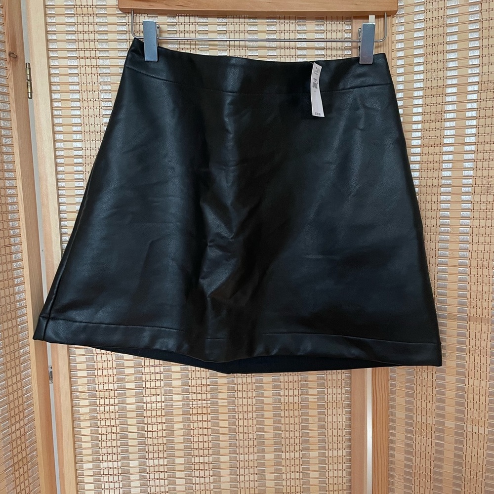 Black Leather Skirt